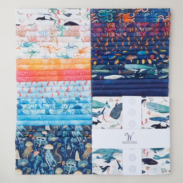 Deep Blue 10" Squares