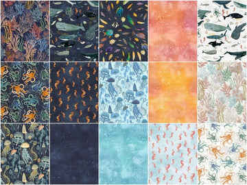 Deep Blue 10" Squares