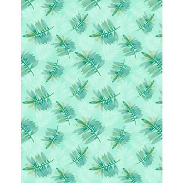 Underwater Wonders - Leaf Toss - Green