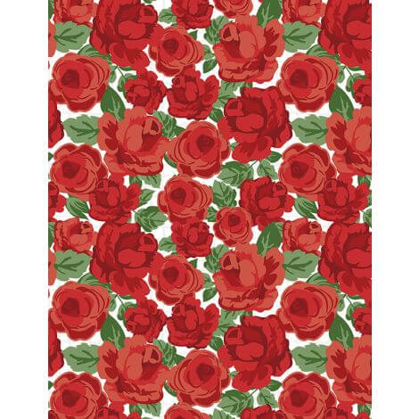 Summertime Daydream - Packed Floral - White