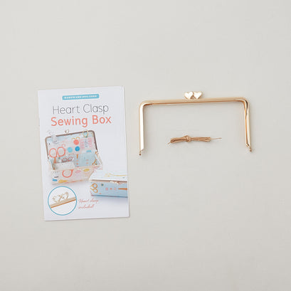 Heart Clasp Sewing Box Kit