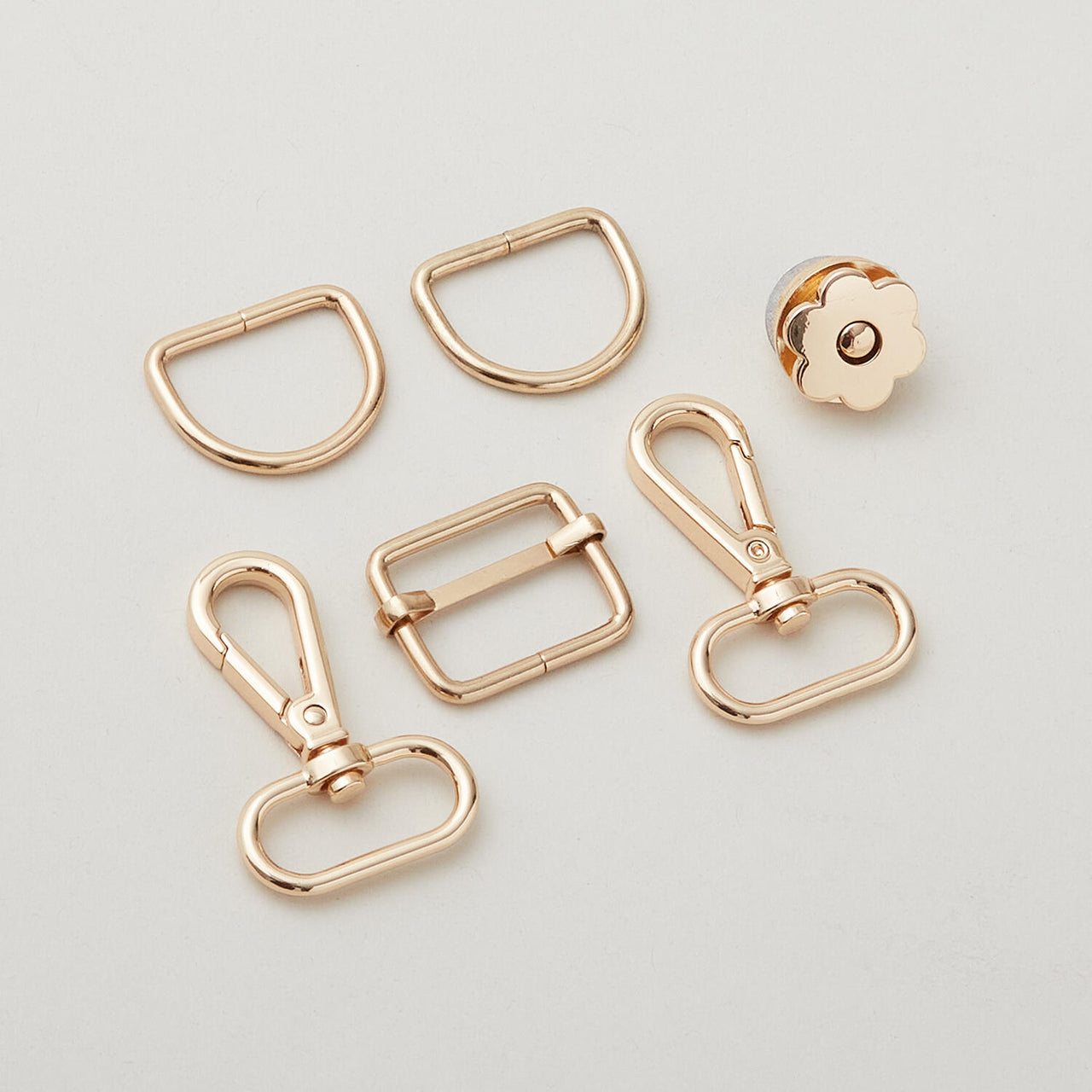 Hardware Pack - 1" Rose Gold