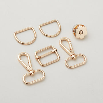 Hardware Pack - 1" Rose Gold