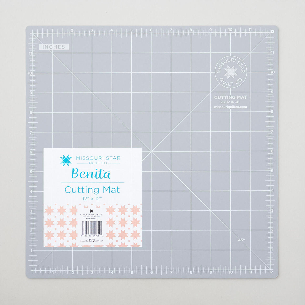 Missouri Star Self Healing Cutting Mat - 12 x 12" - Benita