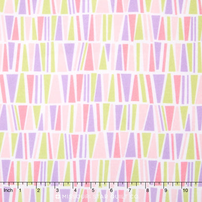 Cozy Cotton Flannels - Pastel Triangles Yardage