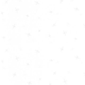 Honey Bees and Flowers Please - Bees White-on-White Yardage Primary Image