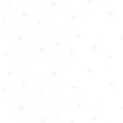 Honey Bees and Flowers Please - Bees White-on-White Yardage