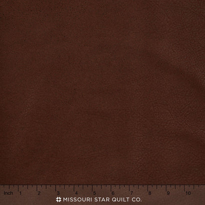 Ponderosa Brown Distressed Leather 54" Wide Yardage