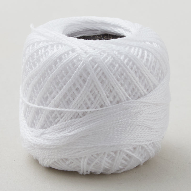 Missouri Star #8 Perle Cotton 10 Gram Ball - White