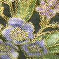 Avery Hill - Blossom Flowers Lavender Metallic Yardage