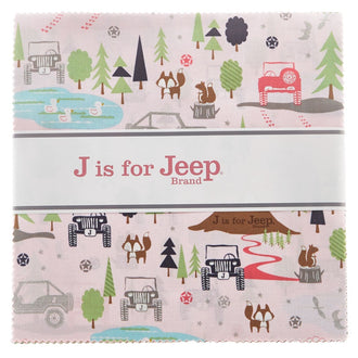 J is for Jeep - Pink Colorway 10" Stackers