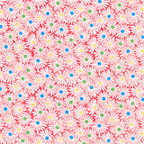 Garden Party (Windham) - Pop Daisy Red Yardage Primary Image