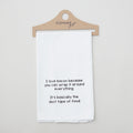 Bacon is the Duct Tape of Food Kitchen Tea Towel - White Alternative View #1