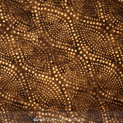 Wilmington Essentials - Diagonal Dots Tonal Brown 108" Backing