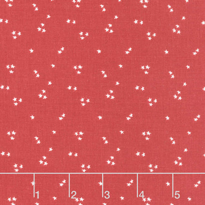 It Takes a Village - Shining Star Fire Truck Red Yardage