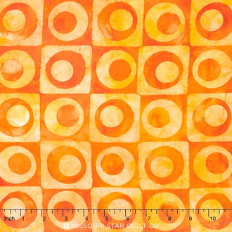 Artisan Batiks - Elementals Geos 6 Box Dot Bright Yardage