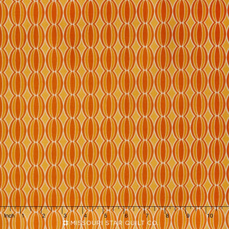 Botanique - Circles Orange Yardage