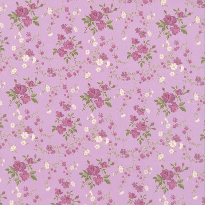 Anne of Green Gables - Floral Vine Violet Yardage