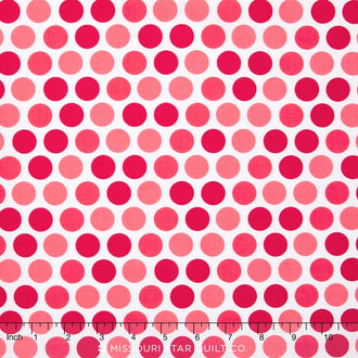Santa Express - Dot Red Yardage