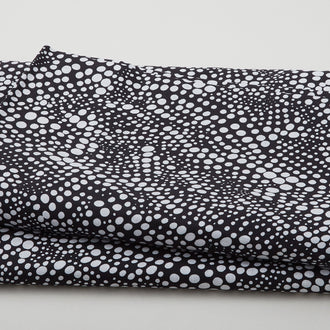 Dot To Dot - Black/White 118" Wide 3 Yard Cut
