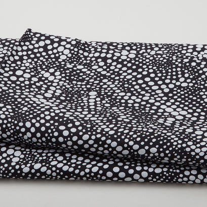 Dot To Dot - Black/White 118" Wide 3 Yard Cut