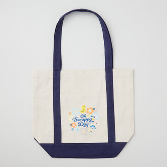 Missouri Star Floral Oh Scrappy Day Canvas Tote Bag