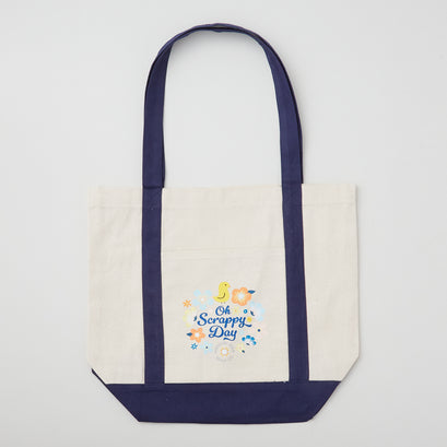 Missouri Star Floral Oh Scrappy Day Canvas Tote Bag