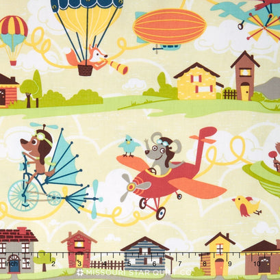 Little Flyers - Main Cream Yardage
