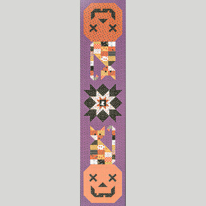 Calico Cats and Jacks Table Runner Kit