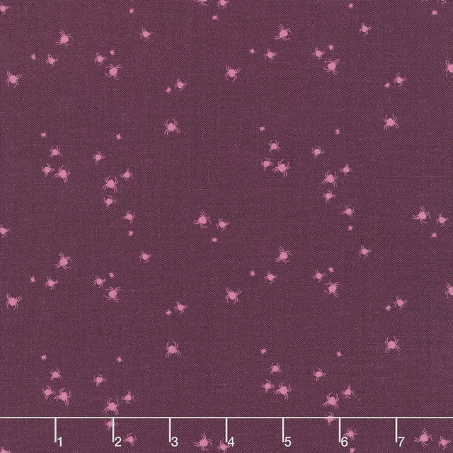 Little Witch - Spider Dots Purple Yardage Primary Image