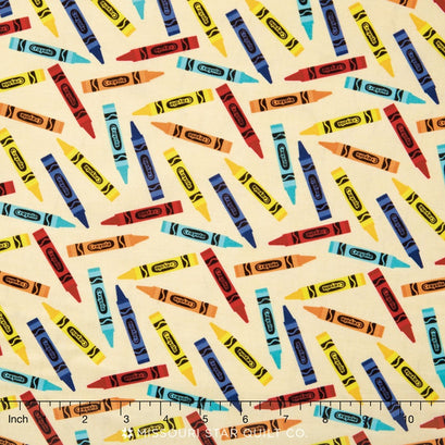 Colorfully Creative Crayola™ - Crayon Yellow Yardage