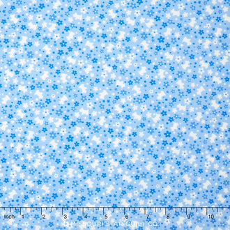 Toy Chest - Scotties Blue Yardage