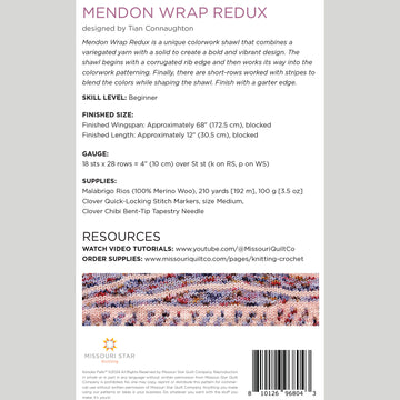 Digital Download - Mendon Wrap Knit Pattern