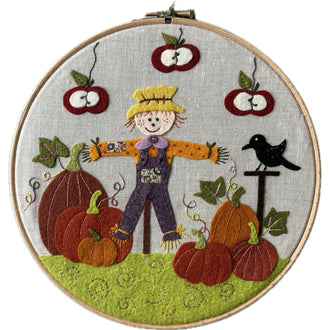 Pumpkin Party Wool Felt Embroidery Appliqué Kit