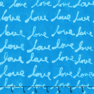 Mark to Make - Love Turquoise Yardage