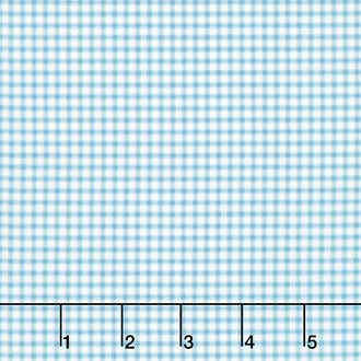 The Tale of Peter Rabbit - Gingham Blue Yardage
