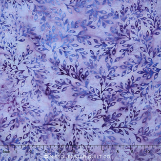 Artisan Batiks - Elementals Leaflets Crocus Yardage