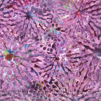 Tonga Batiks - Dahlias Heather Yardage
