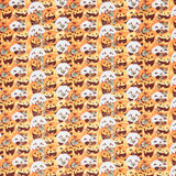 Boo Whoo - Pumpkin Overlay Orange Glow Yardage Primary Image
