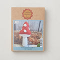 Toadstool Wool Felt Embroidery Applique Ornament Kit Alternative View #3