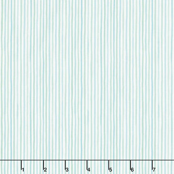 Seascape - Seersucker Stripe Green Aqua Yardage Primary Image