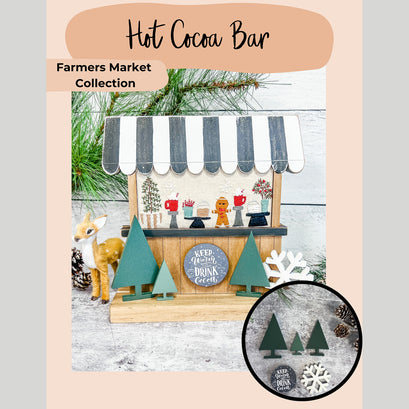 Farmers Market Collection - Hot Cocoa Bar Embroidery Kit