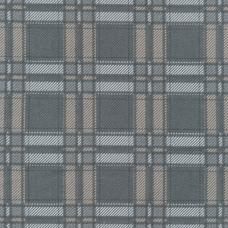 Farmhouse Flannels III - Moose Plaid Graphite Pewter Yardage