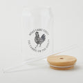 Missouri Star Quilter's Kitchen 16oz Can Glass Set
