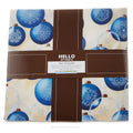 Winter's Grandeur Indigo Metallic Ten Squares