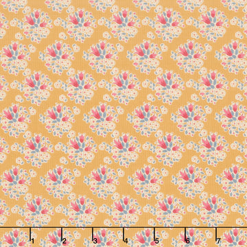Creating Memories - Autumn - Lulu Saffron Yardage Primary Image