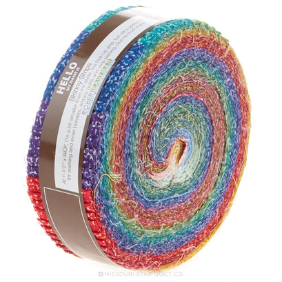Pointillist Primary Skinny Strips