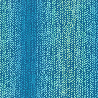 Buttercup - Garden Rows Navy Yardage
