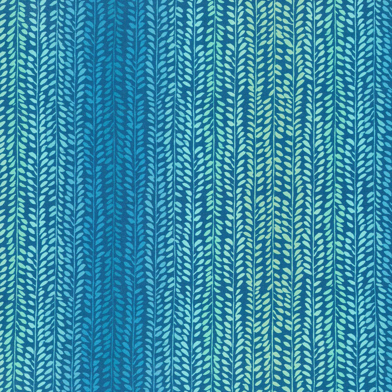Buttercup (Windham) - Garden Rows Navy Yardage Primary Image