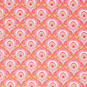 Wild Abandon - Seduction Raspberry Yardage Primary Image